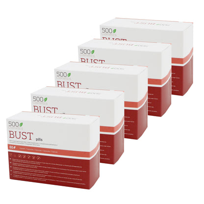 500Cosmetics Bust Pills, Pastillas para reafirmar y aumentar los senos