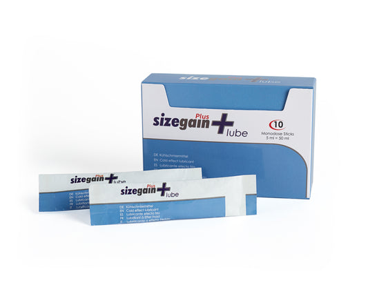 Sizegain Plus lube, Lubricante íntimo de efecto frio