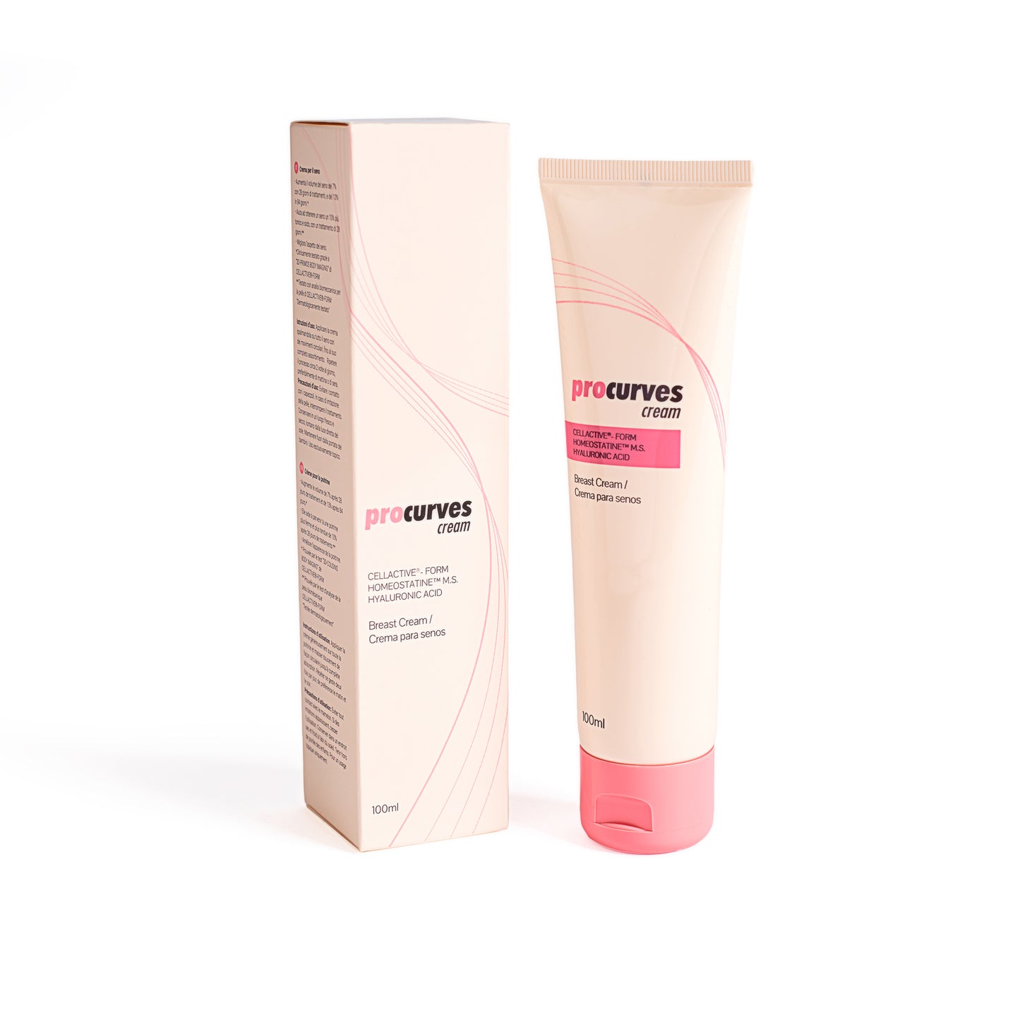 Procurves Cream, Crema para aumentar el tamaño del pecho naturalmente